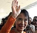 Myanmar's pro-democracy leader Aung San Suu Kyi . AP