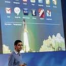 Sundar Pichai, Vice-President for Product Management, demonstrates the new Google Chrome operating system in San Francisco. AP