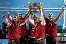 TEAM EFFORT: Serbias maiden Davis Cup title triggered wild celebrations in the country. AFP