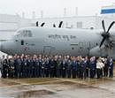 The first of India's six C-130J Super Hercules airlifters was received at a ceremony at manufacturer Lockheed Martin's Marietta, Georgia, facility Thursday. (IANS Photo)