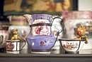 COLLECTORS ITEMS Baseman collects domestic antiques that bear evidence of having been broken and repaired in unusual ways. (Ira Lippke/ New York Times)