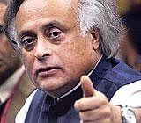 Environment Minister Jairam Ramesh . File Photo