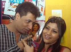 A file photo of Madhur Bhandarkar with  Konkana  Sen