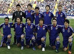 Japan's national soccer team . AP