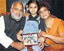 Kalpana Gajjar with her present family, husband Amar Gupta and daughter Riddhi. Both Kalpana and Amar were 40 when the killer earthquake struck Gujarat. Photo/K Bhadwad