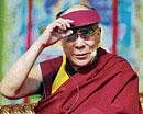 The Dalai Lama at the National College grounds in Bangalore on Sunday. DH Photo