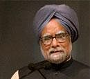 Prime Minister Manmohan Singh speaks during the innaugration of the 17th Commonwealth Law Conference in Hyderabad on Sunday. PTI