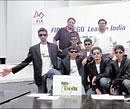 Achievers: The members of the team  Robo Pundits in Bangalore.