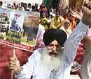 A protest by Sikh organisations in Chandigarh. Reuters Fiel Photo