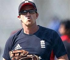 England's coach Andy Flower. AP Photo
