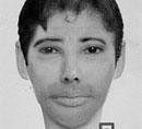 The sketch of a suspect released by the Delhi police in connection with the killing of a college student Radhika Tanwar at Dhaula Kuan, in New Delhi on Wednesday. PTI