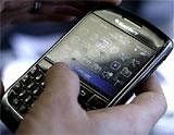 BlackBerry smartphone. File photo