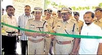 Kolar District Superintendent of Police Debajyoti Ray inaugurated a new building of the KGF-Robertsonpet Police Station on Wednesday. dh photo