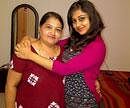 Bonding: Ramya Bharna with mother Meera.