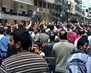 Anti-government protest in Syria. AP File Photo