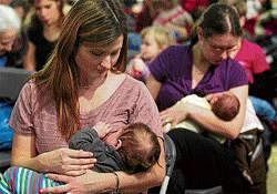 Breastfed babies have lower rates of infections. Reuters