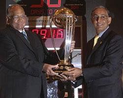 File photo of ICC President Sharad Pawar and ICC Chief Executive Haroon Lorgat