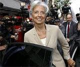 French Finance Minister Christine Lagarde
