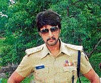 tough Sudeep in Police Story 3.