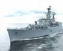Navy ship saves TN fishermen being chased by Lankan naval men
