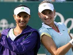 Sania Mirza and Elena Vesnina