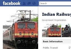 Train updates on Facebook