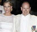 Prince Albert II of Monaco, right, and Charlene Princess of Monaco. AP file photo