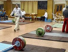 NADA team inspecting the Weight Lifting Hall at NIS Patiala . PTI File Photo