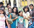 Theatre students from Assam in Mysore.