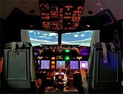 Home cockpit  with original Boeing 727 captain seats. IANS Photo
