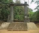 The gate of the palace of Adil Shah, Goa