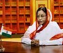 President Pratibha Devisingh Patil, addresses the nation on the eve of the 65th Independence Day, in New Delhi on Sunday. PTI