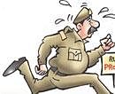 Rajasthan top cop is fugitive from the law