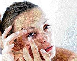 Contact lens can blind you