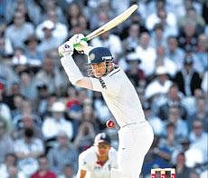 Rahul Dravid was the lone Indian batsman to come away unscathed from the Test series against England. AP