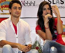 ollywood actors Imraan Khan and Katrina Kaif addressing the media during the promotion of their upcoming flim 'Mere Brother Ki Dulhan', in Jaipur . PTI  File Photo