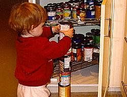Repetitively stacking or lining up objects is a behavior occasionally associated with individuals with autism.Wiki Photo