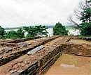 What Remains...The ancient Gudnapur temple site overlooks a lake.