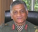 Army Chief General V K Singh. File photo