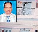 Chief Manager of the MG Road branch of Oriental Bank of Commerce Shankar Poojary (inset) was found murdered at his residence near Yediyur Lake on Sunday. DH Photo