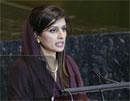 Hina Rabbani Khar, Foreign Minister of Pakistan, addresses the General Assembly during the 66th U.N. General Assembly at UN Headquarters on Tuesday, AP