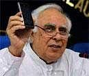 Minister of Communications and Information Technology Kapil Sibal during the launch of National Telecommunications Policy-2011 draft in New Delhi on Monday. PTI Photo