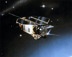 In this undated artist rendering provided by EADS Astrium the scientific satellite ROSAT is seen. On Sunday, Oct. 23, 2011, between 1:45 UTC (3:45 CEST) and 2:15 UTC (4:15 CEST) ROSAT re-entered Earth's atmosphere. AP