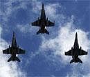 US F-18 fighter jets. Reuters File Photo