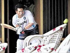 Batting maestro Sachin Tendulkar