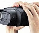 Sonys DEV-5 binoculars with a built-in video camera. NYT