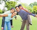 Balancing act: Parents must spend quality time with their children.