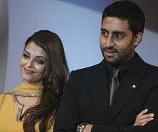 Aishwarya Rai and Abhishek Bachchan. AFP File Photo