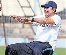 VVS Laxman completed 15 years of international cricket on Sunday. AFP