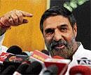 Commerce & Industry Minister Anand Sharma in Chennai on Saturday. PTI
